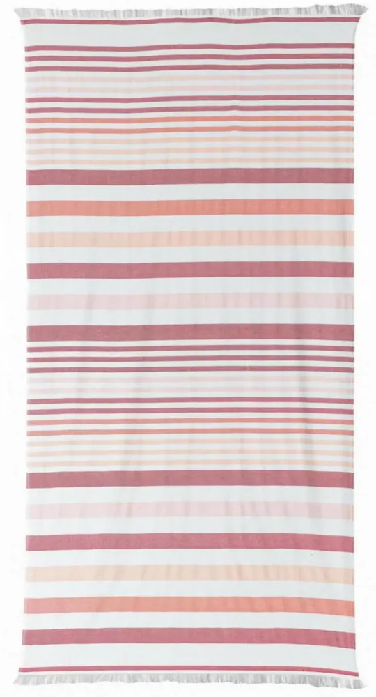 Bed linens - Recycled Hammam Towel Samoa Brique 100 X 200 - MAISON VIVARAISE - SDE VIVARAISE WINKLER