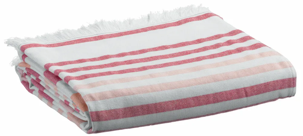 Bed linens - Recycled Hammam Towel Samoa Brique 100 X 200 - MAISON VIVARAISE - SDE VIVARAISE WINKLER