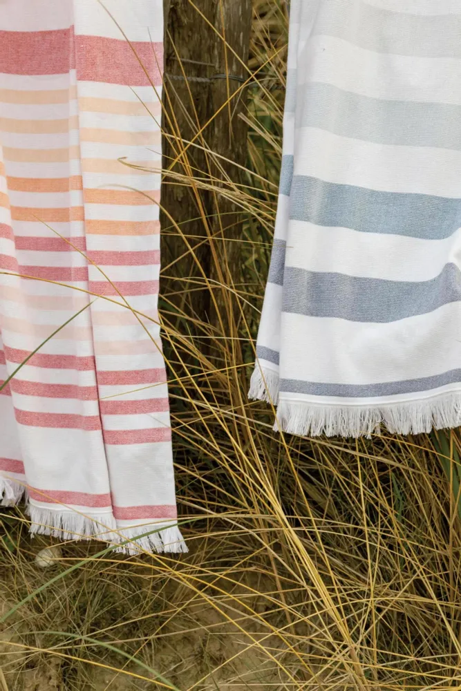 Bed linens - Recycled Hammam Towel Samoa Brique 100 X 200 - MAISON VIVARAISE - SDE VIVARAISE WINKLER