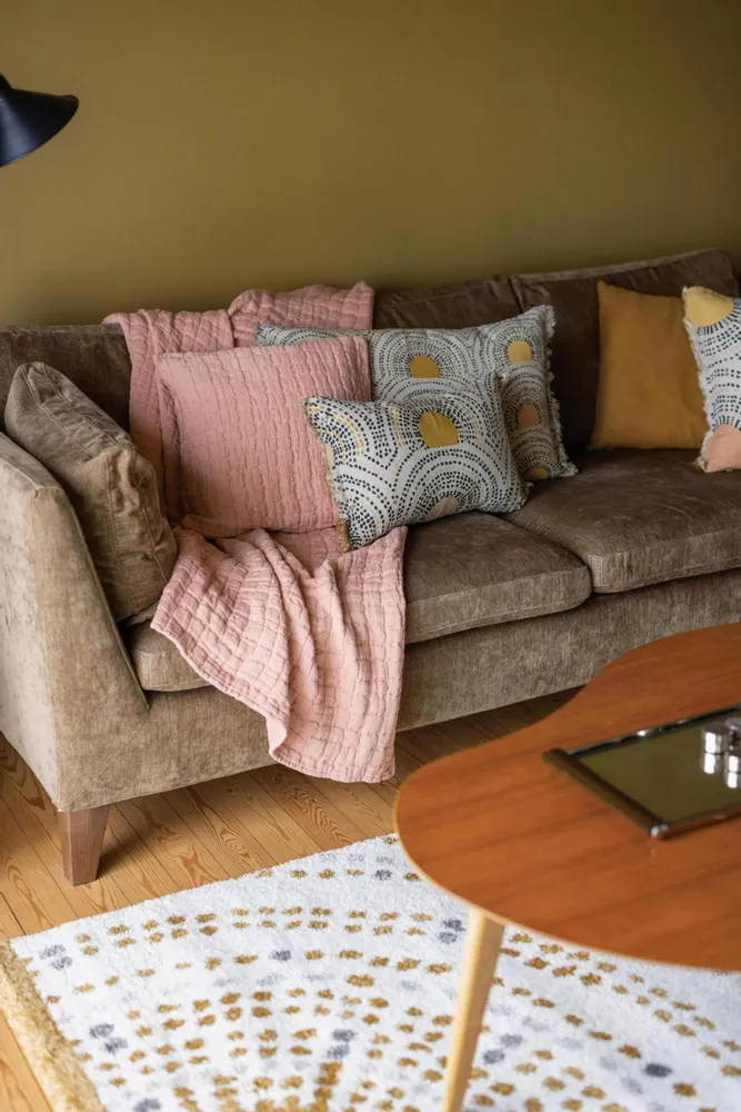 Cushions - Swami Cushion Argile 45 X 45 - MAISON VIVARAISE - SDE VIVARAISE WINKLER