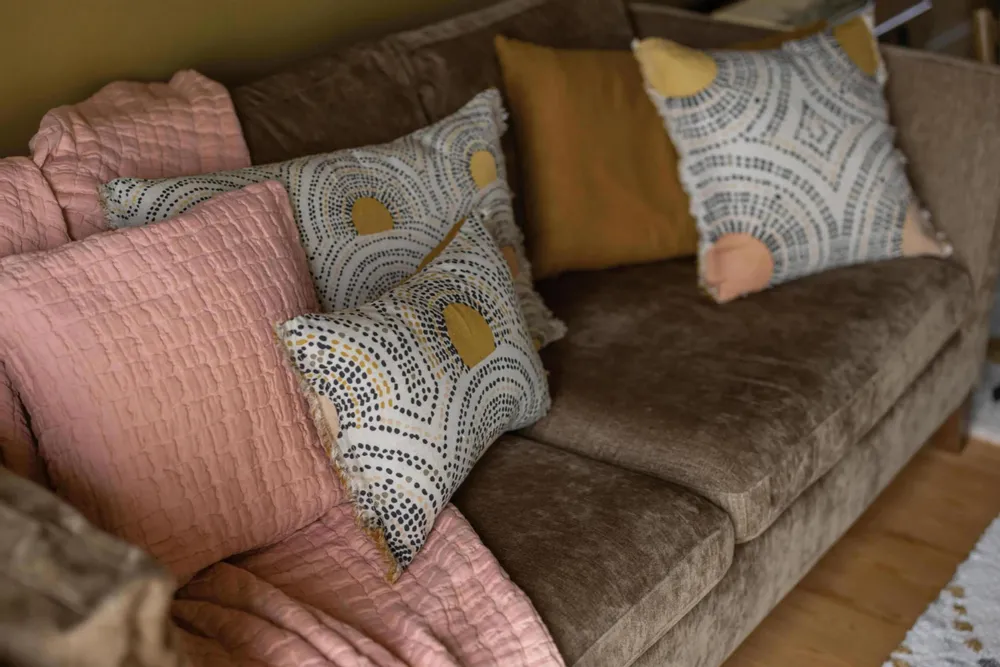 Cushions - Swami Cushion Argile 45 X 45 - MAISON VIVARAISE - SDE VIVARAISE WINKLER