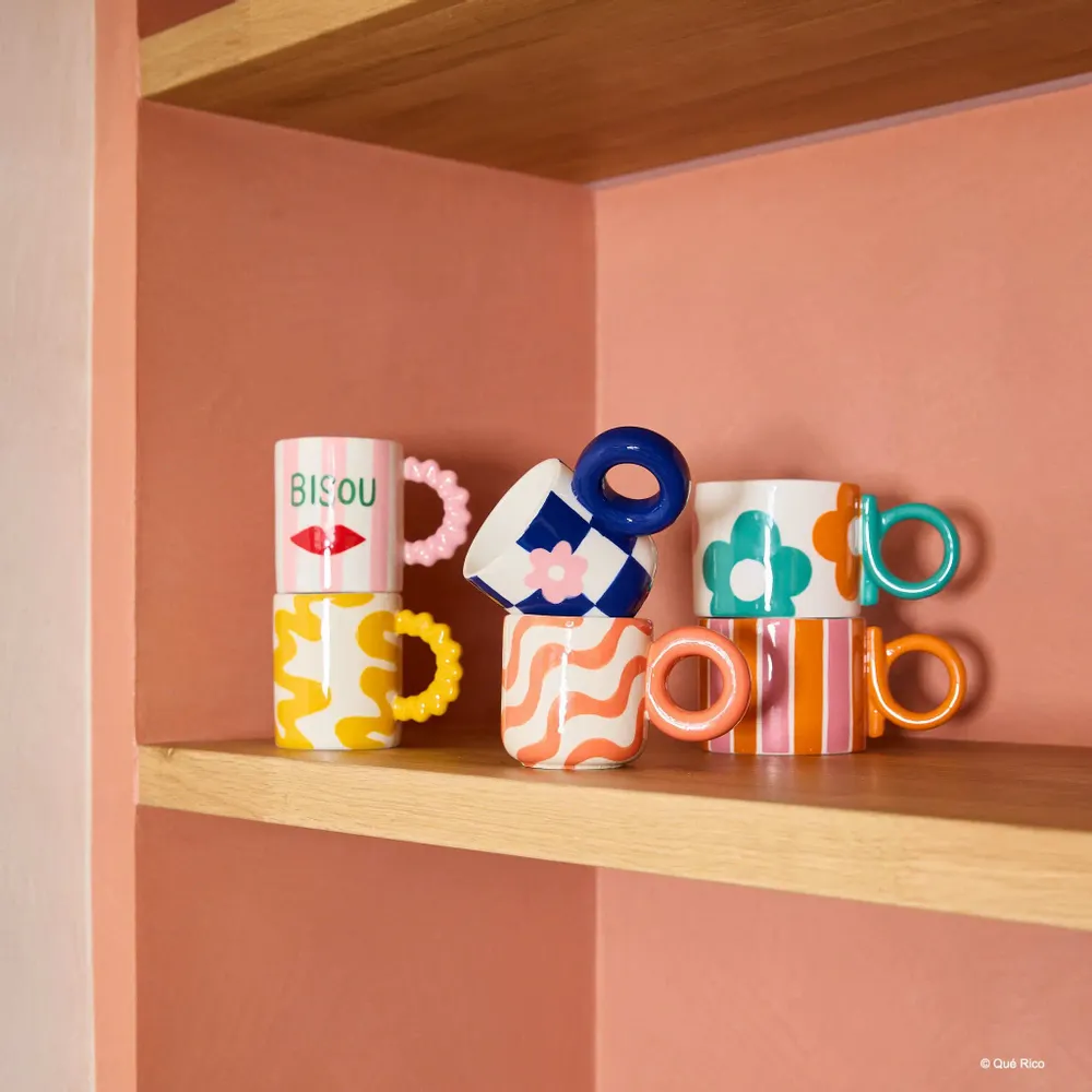 Tasses et mugs - MUG DANIELA - LÍNEAS LOCAS - QUE RICO