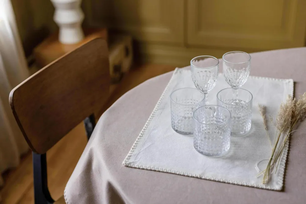 Nappes - Nappe recyclée Delia Naturel 170 x 250 - MAISON VIVARAISE - SDE VIVARAISE WINKLER