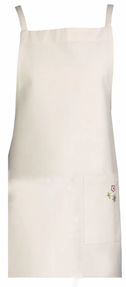 Tabliers de cuisine - Tablier de cuisine Gardenia recyclé Ecru 110 x 80 - MAISON VIVARAISE - SDE VIVARAISE WINKLER