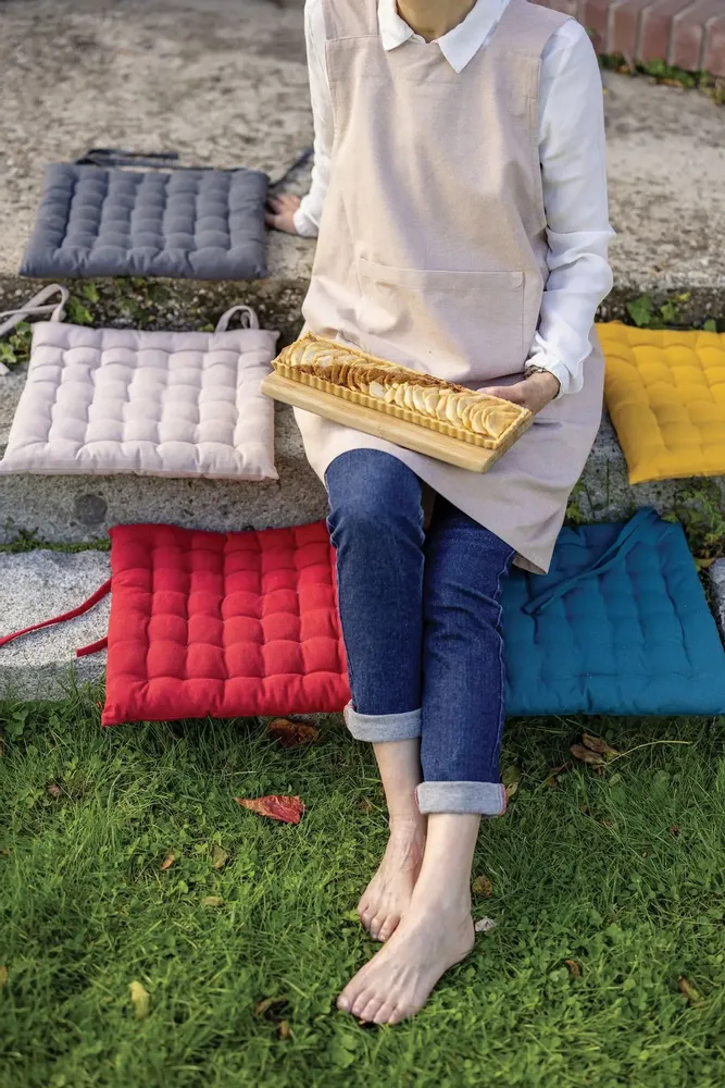 Chairs - Recycled Chair Cushion 36 Points Zea Ombre 38 X 38 X 3 - MAISON VIVARAISE - SDE VIVARAISE WINKLER