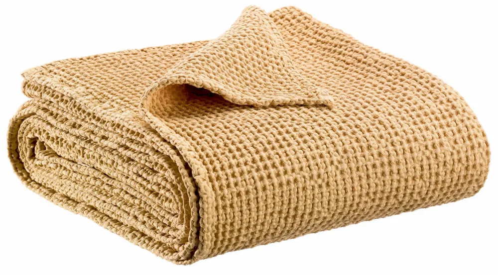 Linge de lit - Jeté Maia Sable 180 x 260 - MAISON VIVARAISE - SDE VIVARAISE WINKLER