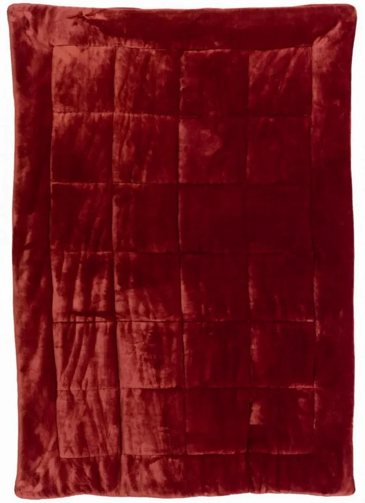 Throw blankets - Betender Throw Blanket Geranium 130 X 180 - MAISON VIVARAISE - SDE VIVARAISE WINKLER