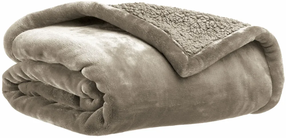 Throw blankets - Maxi throw Michka Galet 180 X 220 - MAISON VIVARAISE - SDE VIVARAISE WINKLER