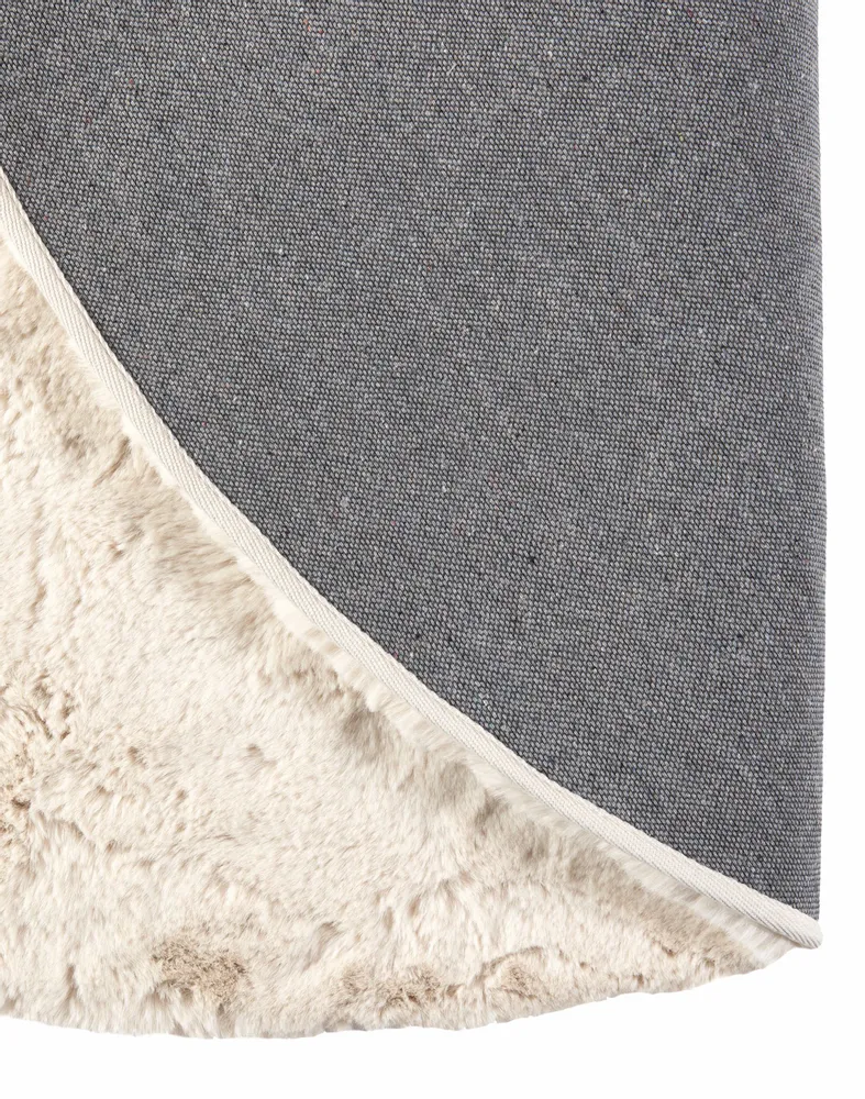 Tapis - Tapis Eddy Ivoire diamètre 120 cm - MAISON VIVARAISE - SDE VIVARAISE WINKLER