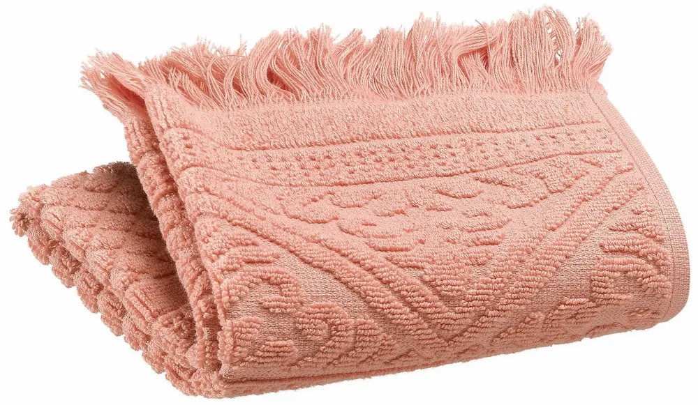 Bath towels - Zoé Guest Towel Argile 30 X 50 - MAISON VIVARAISE - SDE VIVARAISE WINKLER