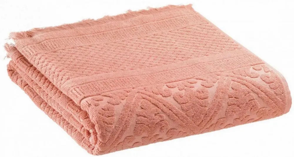 Bath towels - Zoé Bath Towel Argile 100 X 180 - MAISON VIVARAISE - SDE VIVARAISE WINKLER