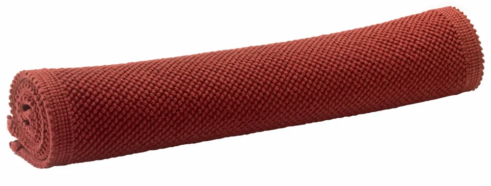 Autres linges de bain - Tapis de bain uni Etia Géranium 54 x 64 - MAISON VIVARAISE - SDE VIVARAISE WINKLER