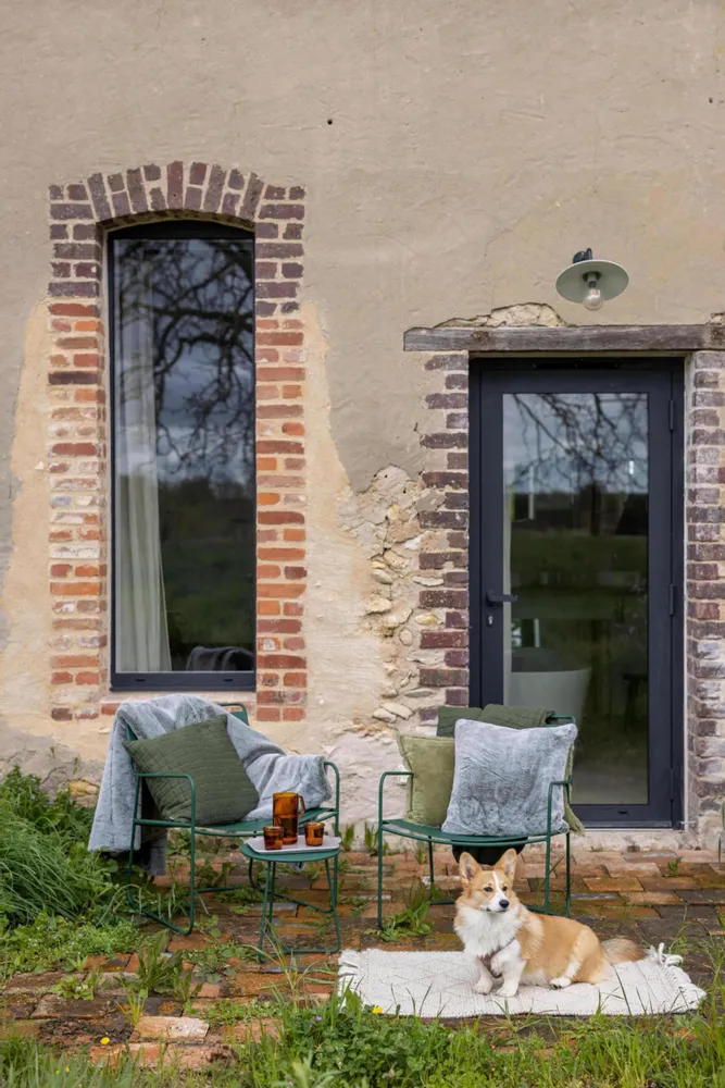 Coussins - Coussin uni Fara Olive 45 x 45 - MAISON VIVARAISE - SDE VIVARAISE WINKLER