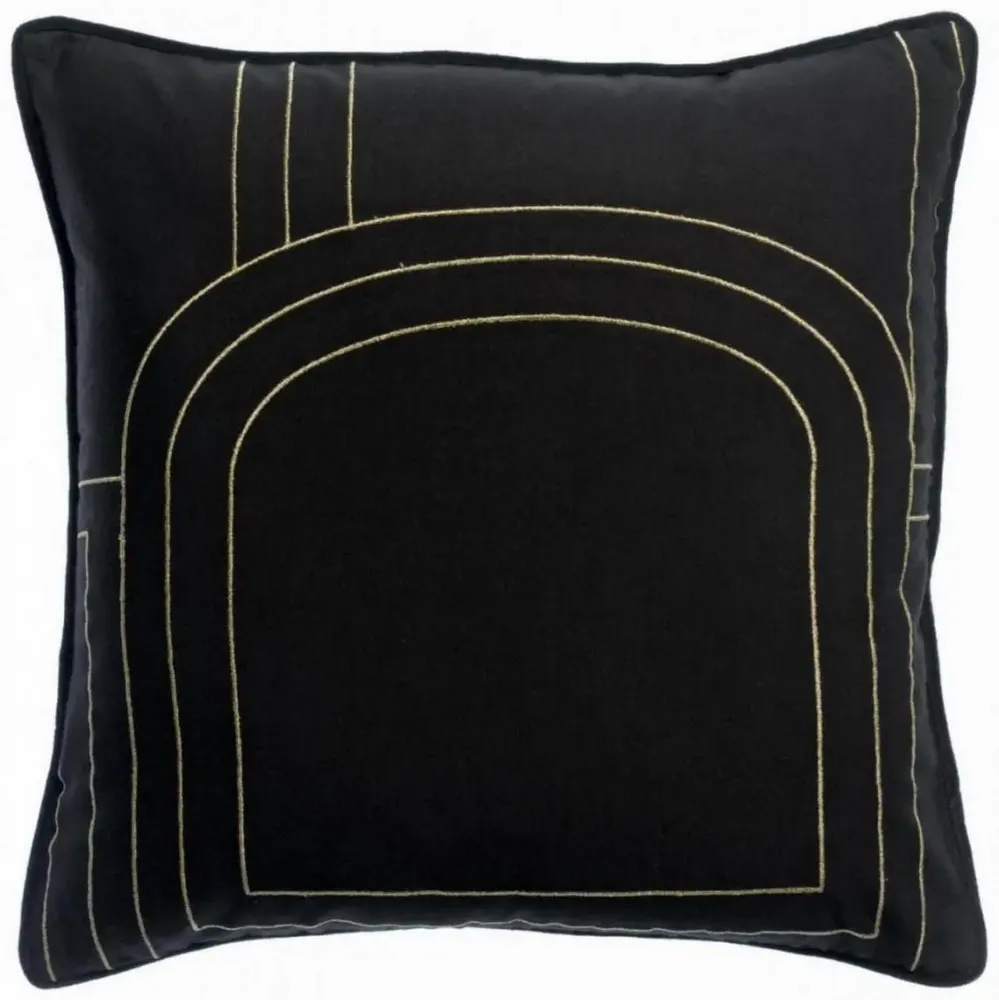 Cushions - Cushion Jaden Caviar 45 X 45 - MAISON VIVARAISE - SDE VIVARAISE WINKLER
