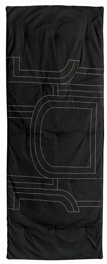 Linge de lit - Chemin de lit Jaden Caviar 90 x 240 - MAISON VIVARAISE - SDE VIVARAISE WINKLER