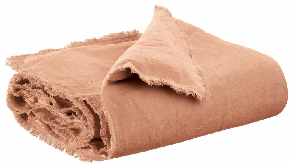 Bed linens - Plain Laly Bedspread Épice 85 X 200 - MAISON VIVARAISE - SDE VIVARAISE WINKLER