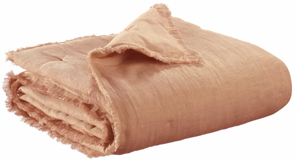 Plaids - Plaid uni Laly Epice 135 x 200 - MAISON VIVARAISE - SDE VIVARAISE WINKLER