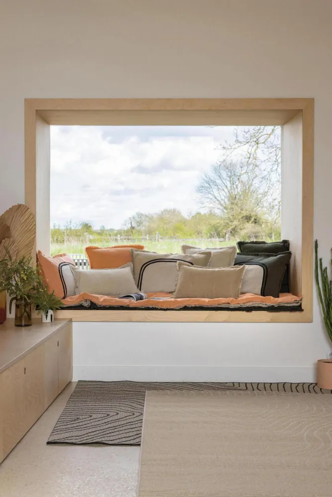 Bed linens - Plain Laly Bedspread Lin 85 X 200 - MAISON VIVARAISE - SDE VIVARAISE WINKLER