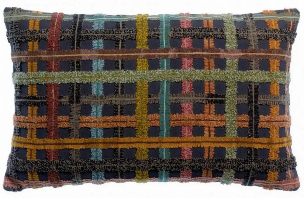 Coussins - Coussin brodé Soline Ambre 30 x 50 - MAISON VIVARAISE - SDE VIVARAISE WINKLER