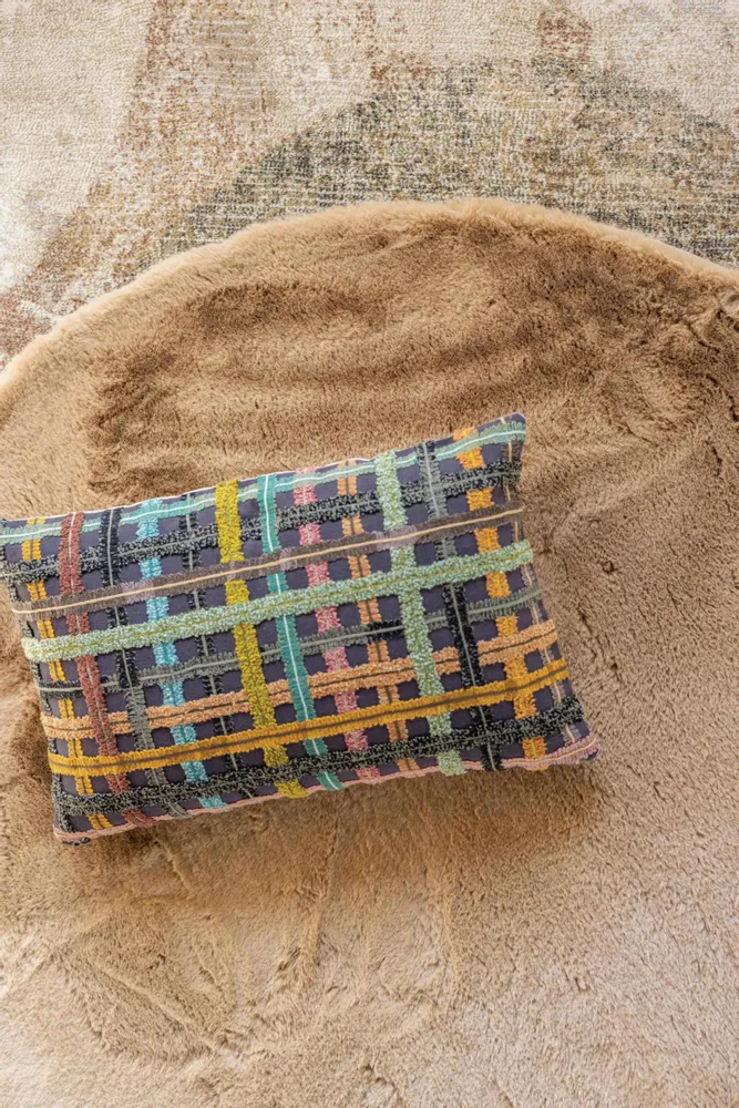 Coussins - Coussin brodé Soline Ambre 30 x 50 - MAISON VIVARAISE - SDE VIVARAISE WINKLER