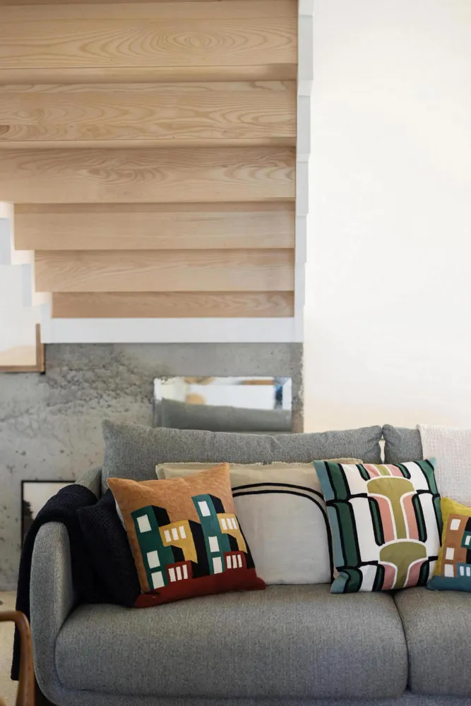 Coussins - Coussin brodé Suri Multico 45 x 45 - MAISON VIVARAISE - SDE VIVARAISE WINKLER