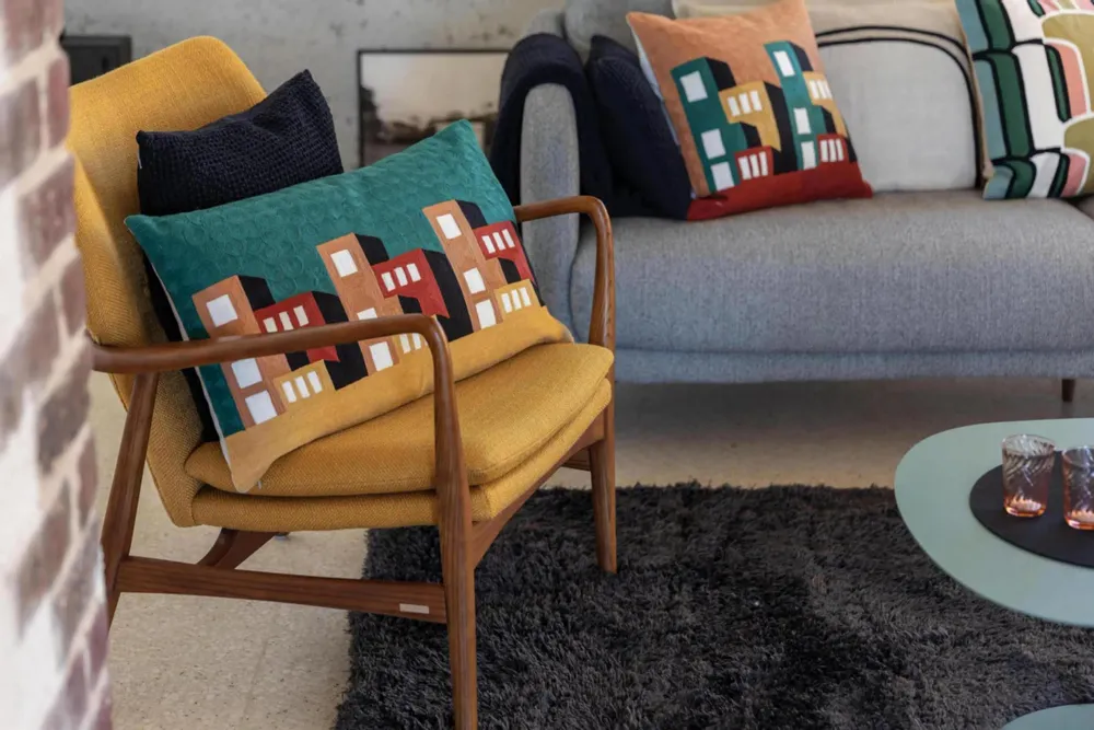 Coussins - Coussin brodé Suri Multico 40 x 65 - MAISON VIVARAISE - SDE VIVARAISE WINKLER