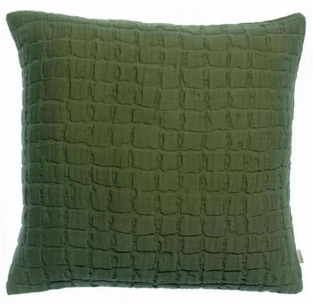 Cushions - Swami Cushion Olive 45 X 45 - MAISON VIVARAISE - SDE VIVARAISE WINKLER