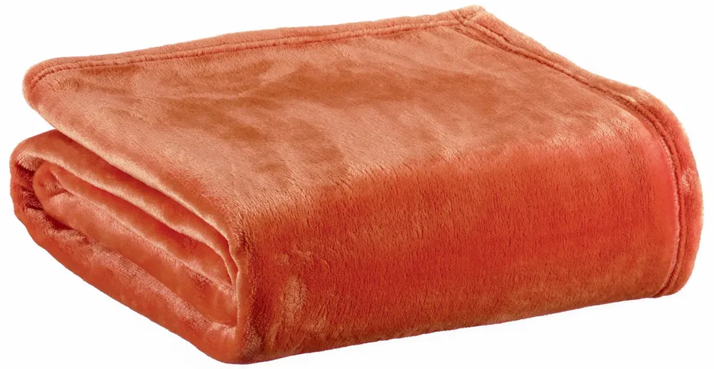 Throw blankets - Recycled Throw Theo Marmelade 130 X 160 - MAISON VIVARAISE - SDE VIVARAISE WINKLER