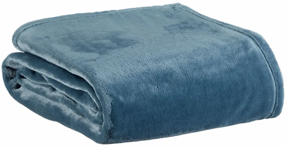 Throw blankets - Recycled Throw Theo Pacific 130 X 160 - MAISON VIVARAISE - SDE VIVARAISE WINKLER