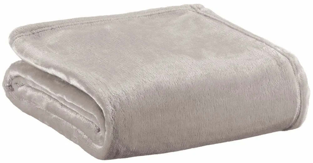 Throw blankets - Recycled Throw Theo Perle 130 X 160 - MAISON VIVARAISE - SDE VIVARAISE WINKLER