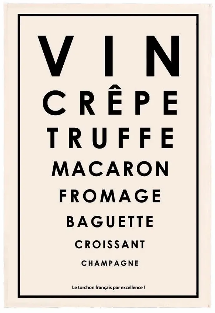 Torchons - Torchon Test Spécialités françaises Ecru 48 x 72 - MAISON VIVARAISE - SDE VIVARAISE WINKLER