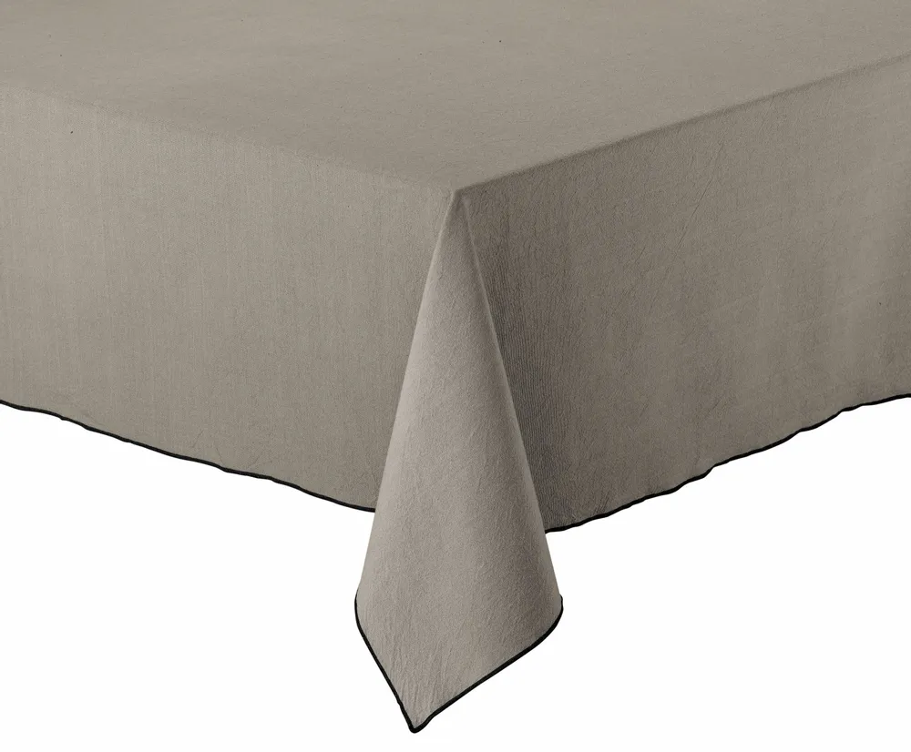 Table cloths - Recycled Tablecloth Grace Ombre 140 X 140 - MAISON VIVARAISE - SDE VIVARAISE WINKLER