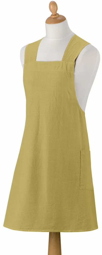 Tabliers de cuisine - Tablier de cuisine japonais recyclé Haru Kaki 78 x 100 - MAISON VIVARAISE - SDE VIVARAISE WINKLER