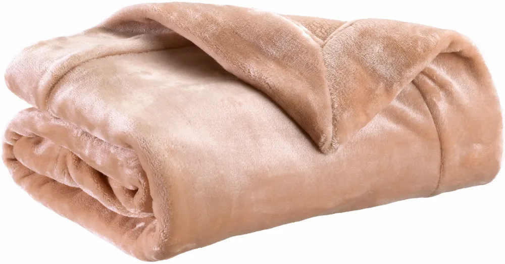 Throw blankets - Tender Throw Blanket Dragée 150 X 200 - MAISON VIVARAISE - SDE VIVARAISE WINKLER