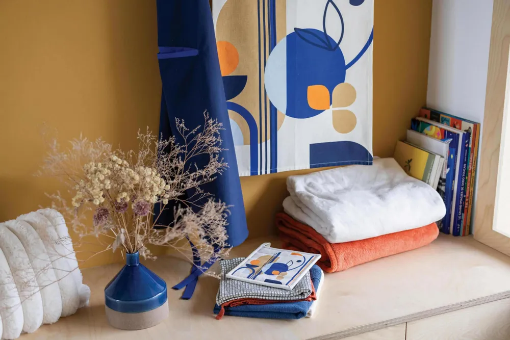 Maniques - Manique 2 en 1 Titouan Multico 20 x 20 - MAISON VIVARAISE - SDE VIVARAISE WINKLER