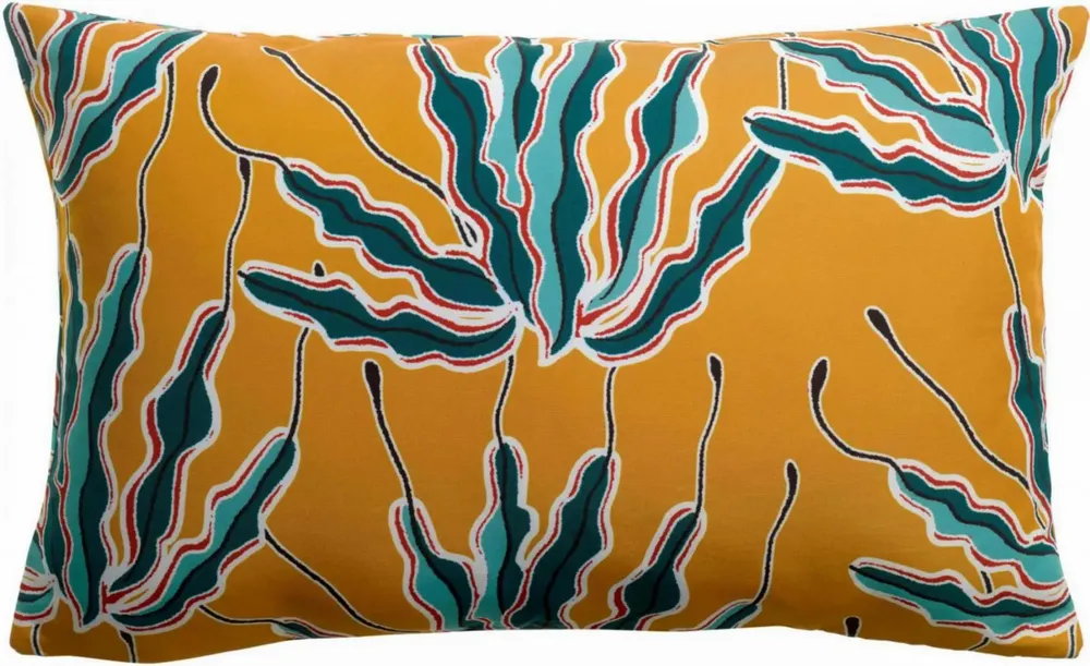 Cushions - Alga Outdoor Printed Cushion Bronze 40 X 65 - MAISON VIVARAISE - SDE VIVARAISE WINKLER