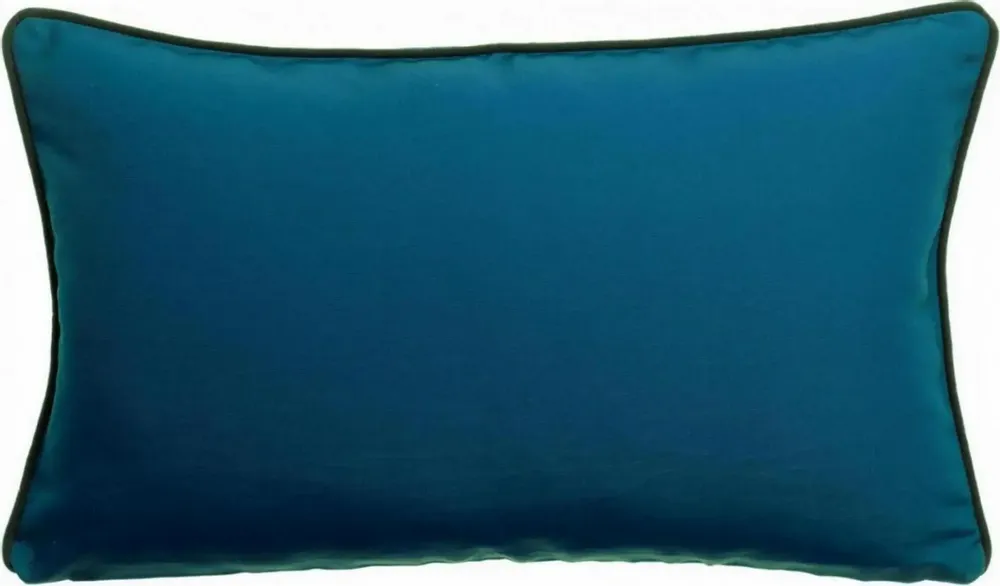 Cushions - Plain Outdoor Cushion Alga Indigo 30 X 50 - MAISON VIVARAISE - SDE VIVARAISE WINKLER