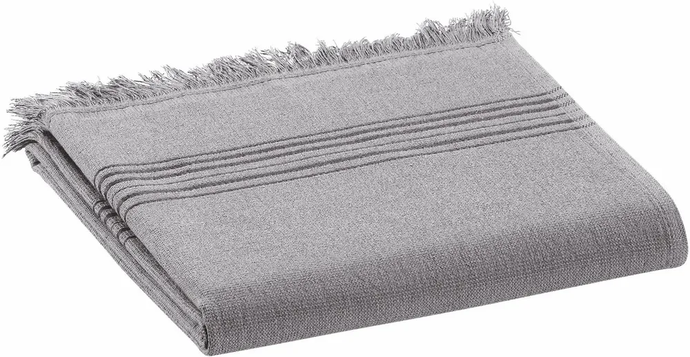 Linge de lit - Drap hammam Cancun Brume 90 x 180 - MAISON VIVARAISE - SDE VIVARAISE WINKLER