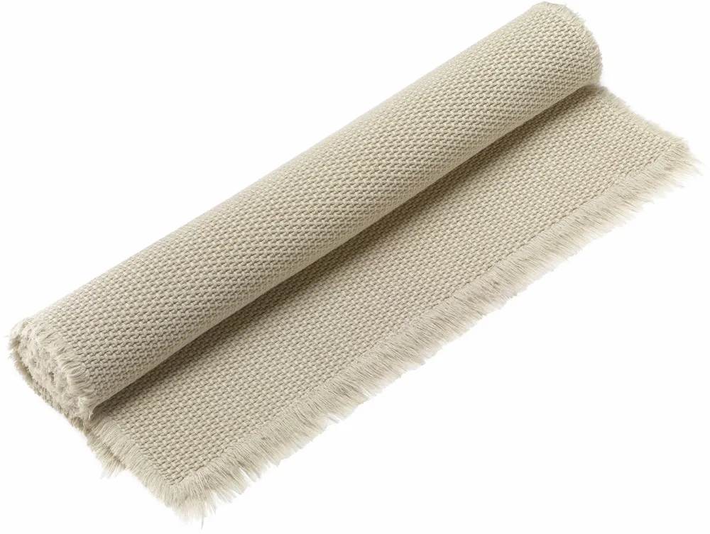 Bath towels - Elly plain bath mat Lin 70 X 140 - MAISON VIVARAISE - SDE VIVARAISE WINKLER
