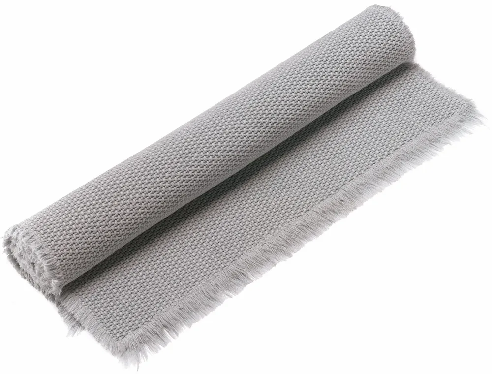 Serviettes de bain - Tapis de bain uni Elly Perle 70 x 140 - MAISON VIVARAISE - SDE VIVARAISE WINKLER