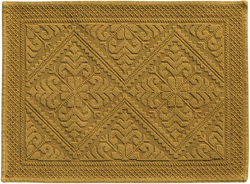 Other bath linens - Enzo Bath Mat Safran 54 X 64 - MAISON VIVARAISE - SDE VIVARAISE WINKLER