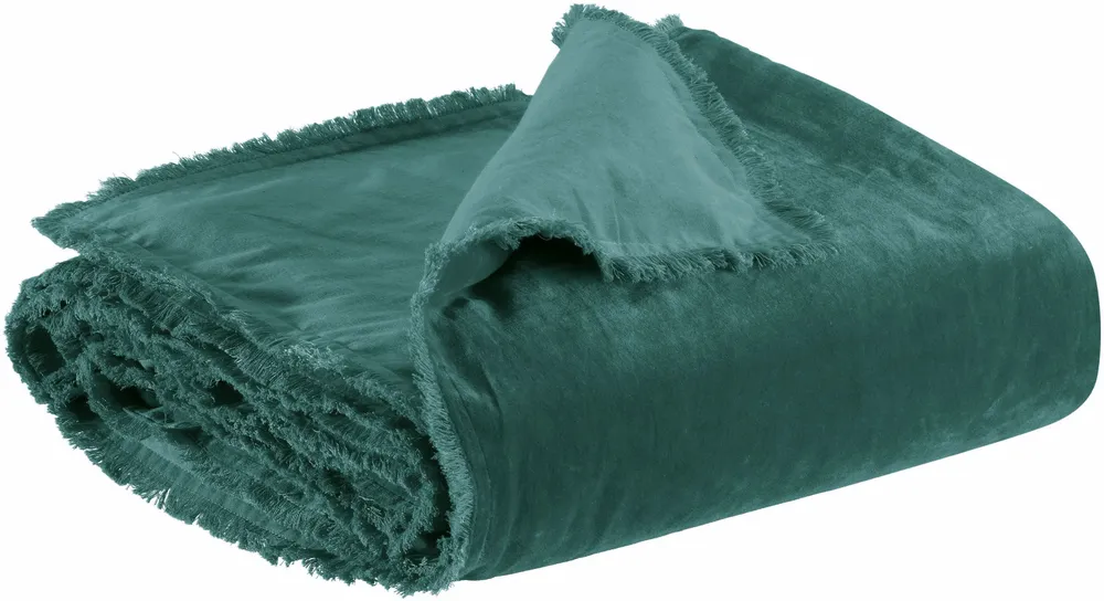 Linge de lit - Édredon uni Fara Corinthe 85 x 200 - MAISON VIVARAISE - SDE VIVARAISE WINKLER