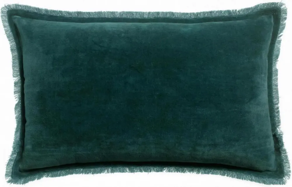 Cushions - Plain Cushion Fara Corinthe 30 X 50 - MAISON VIVARAISE - SDE VIVARAISE WINKLER