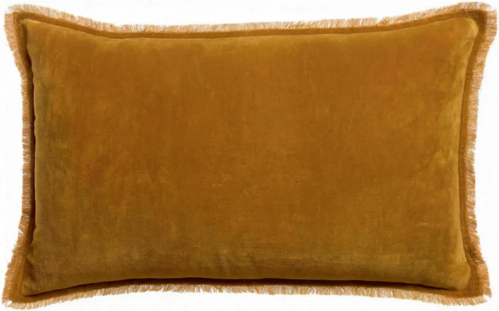 Cushions - Plain Cushion Fara Safran 40 X 65 - MAISON VIVARAISE - SDE VIVARAISE WINKLER