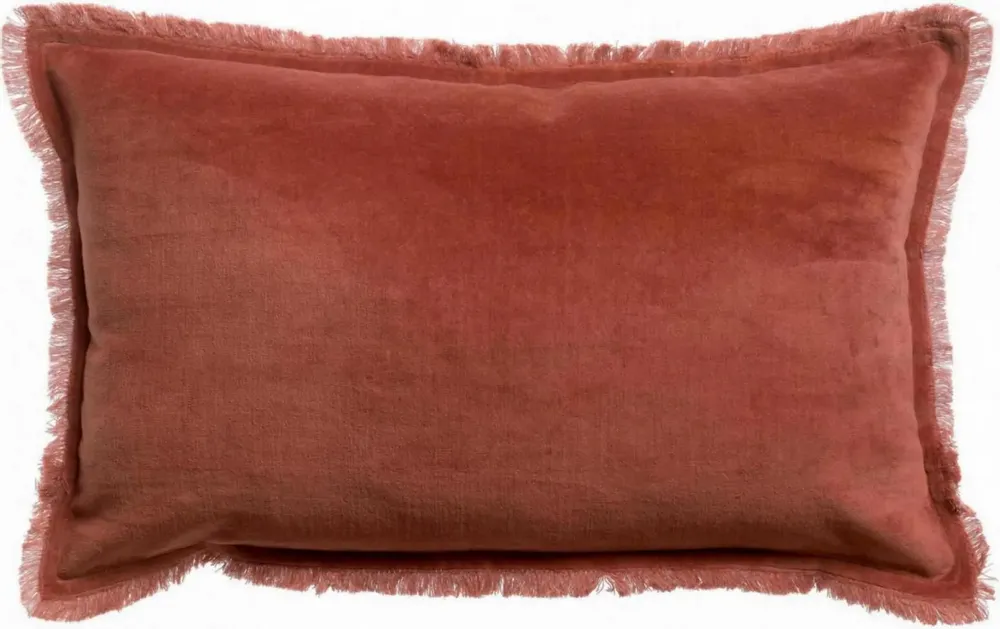 Cushions - Plain Cushion Fara Sienne 30 X 50 - MAISON VIVARAISE - SDE VIVARAISE WINKLER