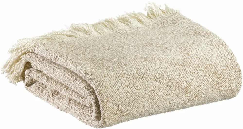 Plaids - Plaid chiné Jane Cacao 130 x 160 - MAISON VIVARAISE - SDE VIVARAISE WINKLER