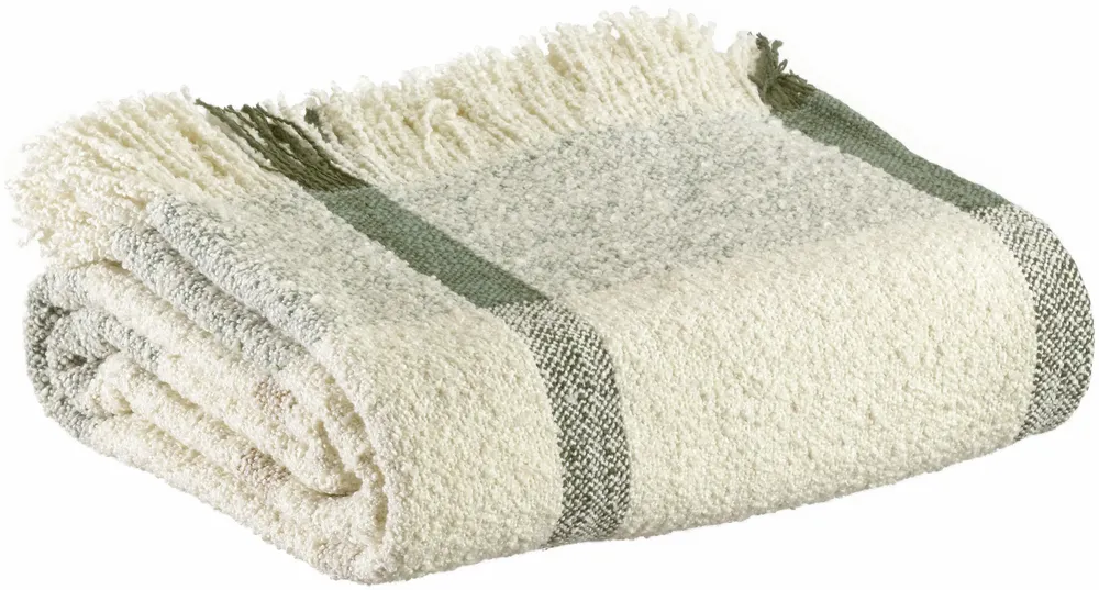 Throw blankets - Jane Jacquard Throw Blanket Multico 130 X 160 - MAISON VIVARAISE - SDE VIVARAISE WINKLER