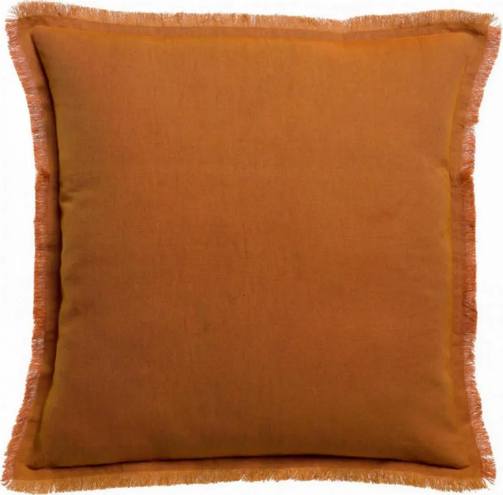 Cushions - Plain Cushion Laly Cuivre 45 X 45 - MAISON VIVARAISE - SDE VIVARAISE WINKLER