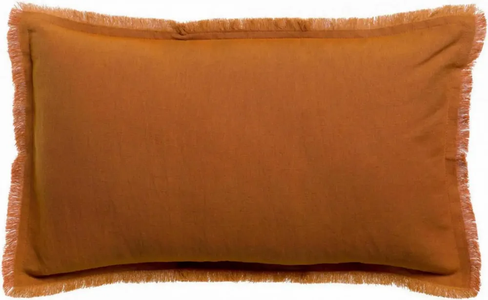 Cushions - Plain Cushion Laly Cuivre 30 X 50 - MAISON VIVARAISE - SDE VIVARAISE WINKLER