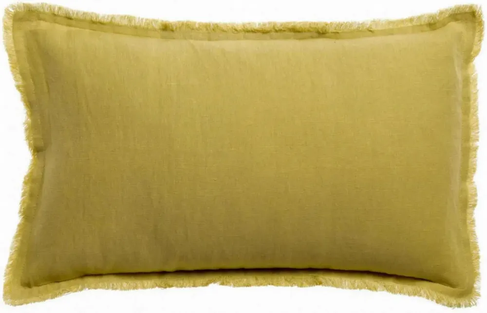 Cushions - Plain Cushion Laly Gold 30 X 50 - MAISON VIVARAISE - SDE VIVARAISE WINKLER